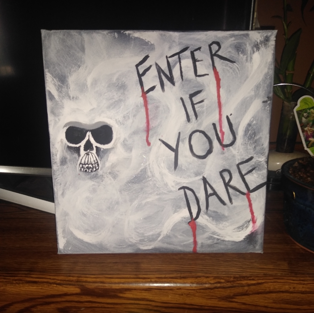 Halloween wall painting